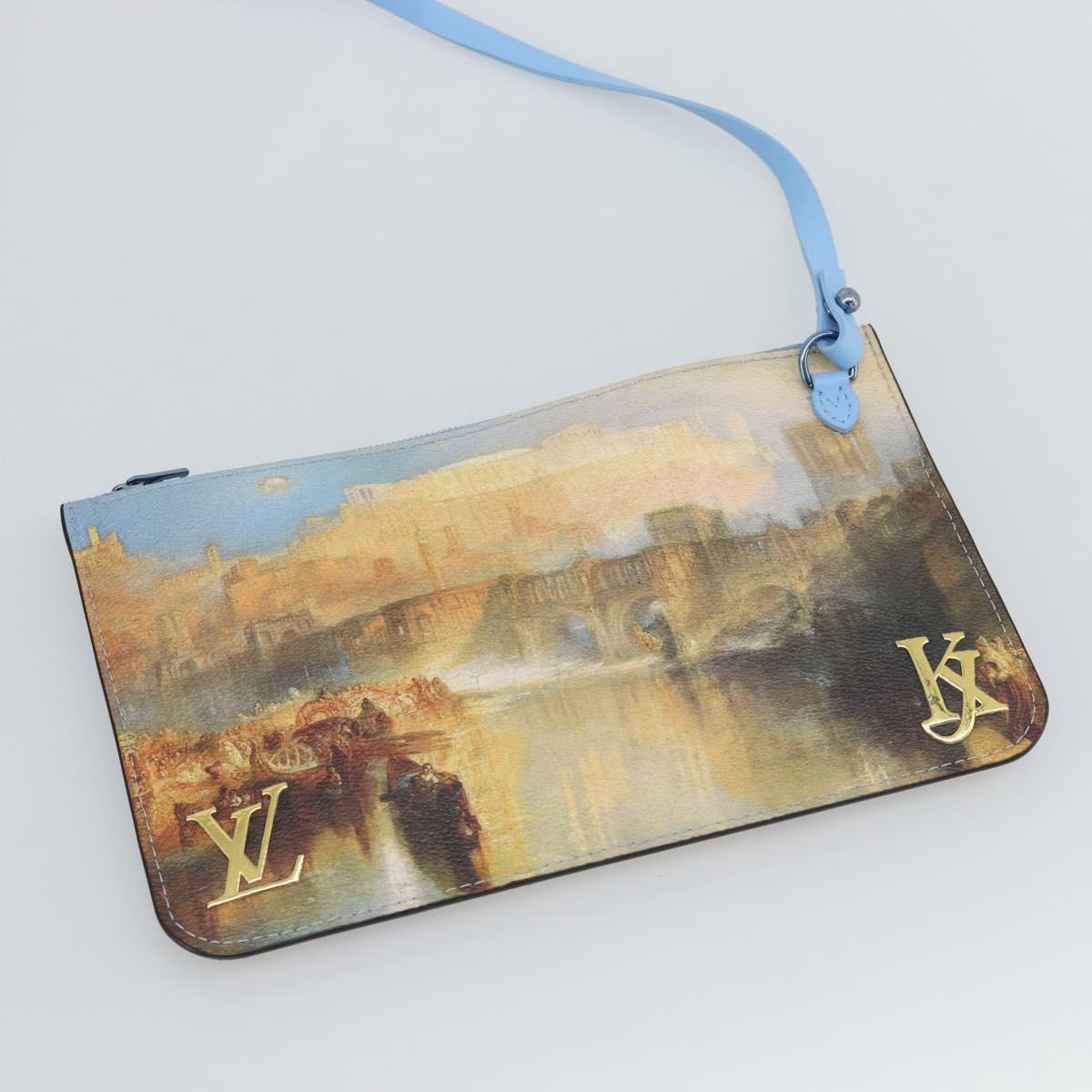 LOUIS VUITTON Masters Collection TURNER Neverfull MM Bag M43318 Auth 189911SM