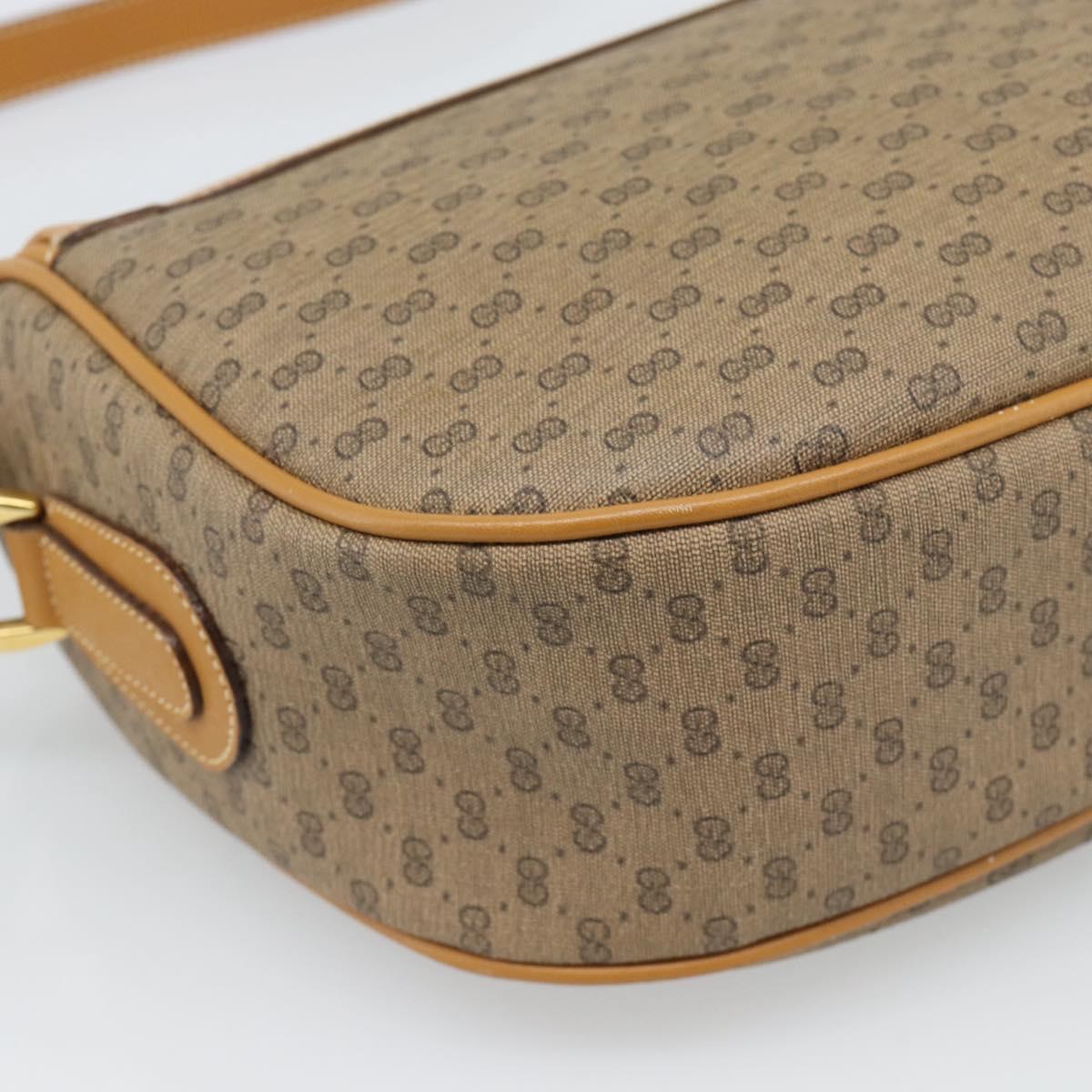 GUCCI Micro GG Supreme Web Sherry Line Bag PVC Beige 001 58 0918 Auth 189922