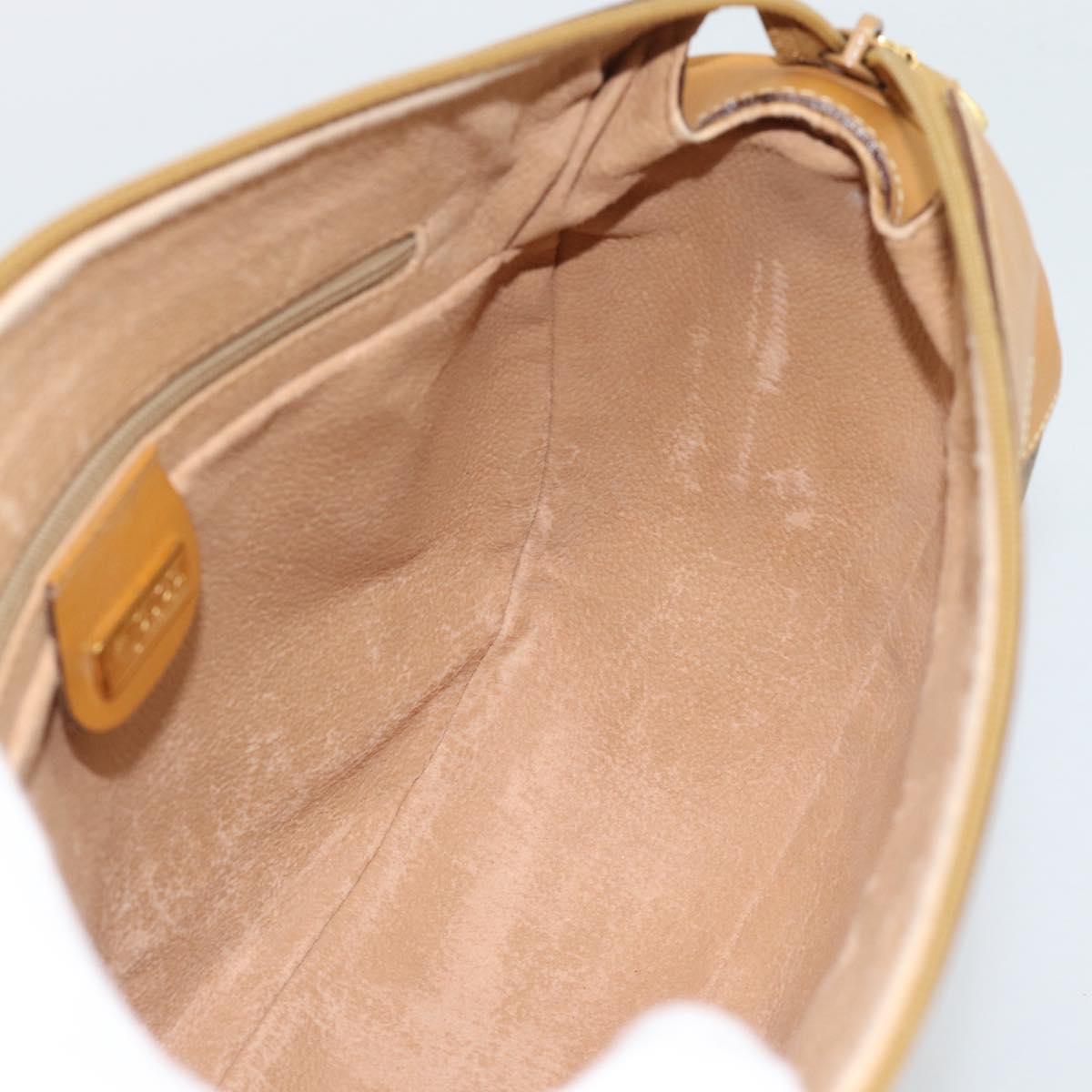 GUCCI Micro GG Supreme Web Sherry Line Bag PVC Beige 001 58 0918 Auth 189922