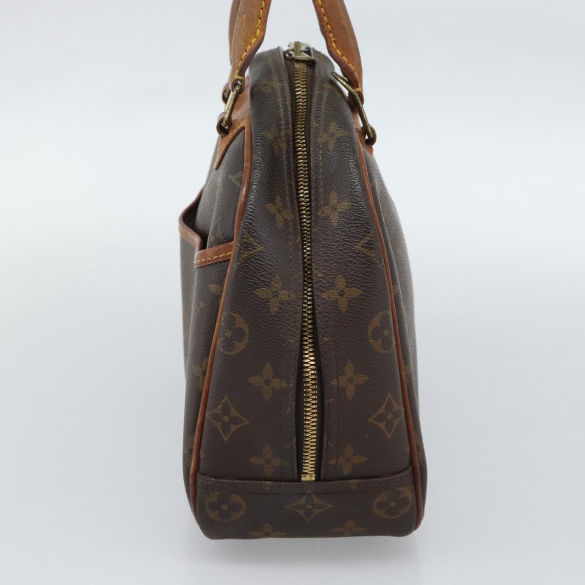 LOUIS VUITTON Monogram Trouville Hand Bag M42228 LV Auth 189923
