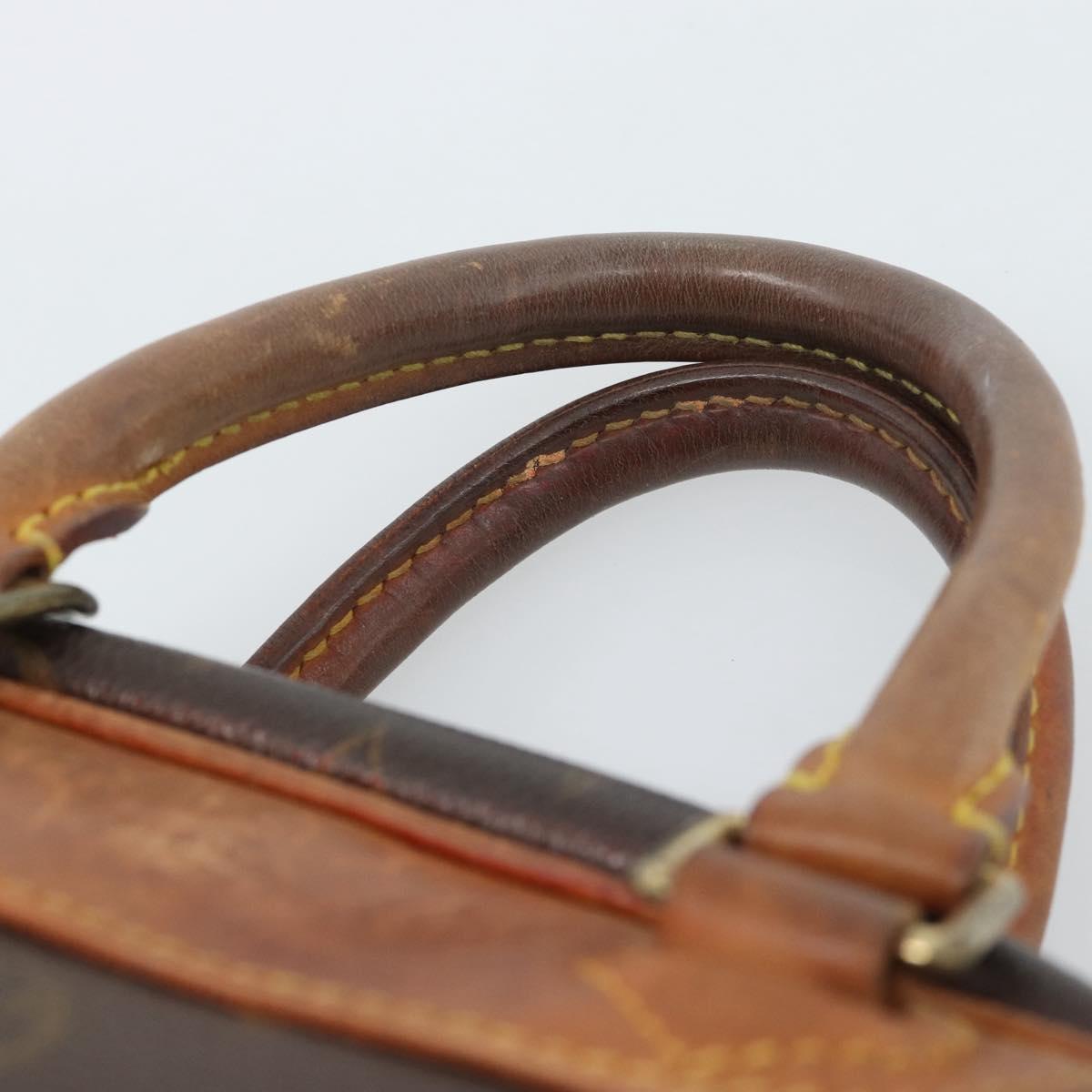 LOUIS VUITTON Monogram Trouville Hand Bag M42228 LV Auth 189923