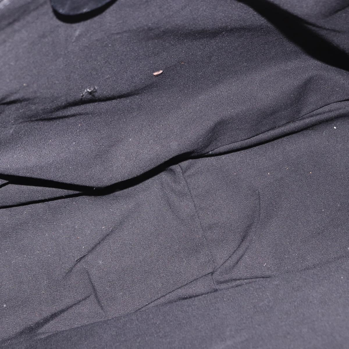 GUCCI Bamboo Shoulder Bag Leather 2way Black Gold 001 3444 1577 Auth 189938