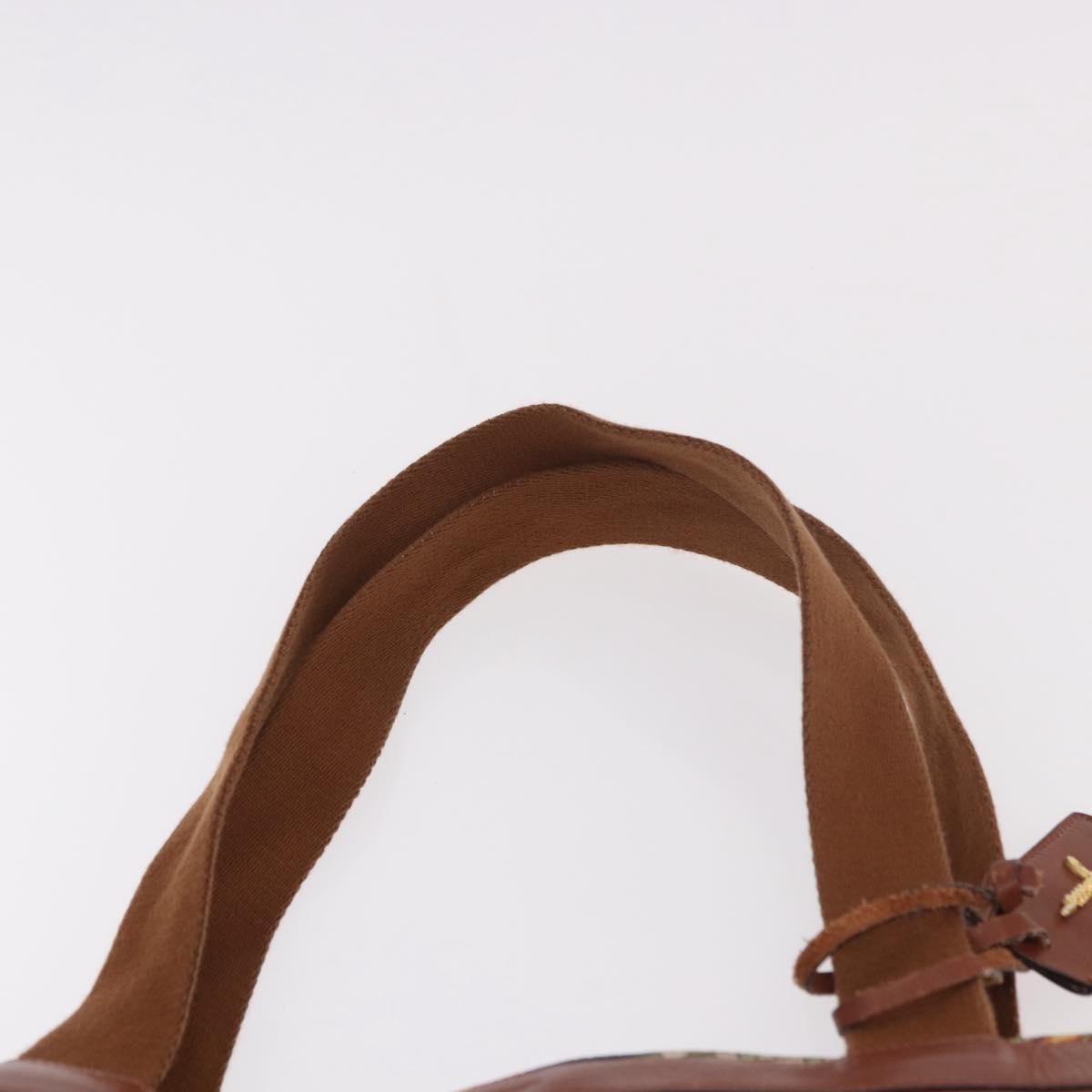Salvatore Ferragamo Tote Bag PVC Canvas Multicolor Gold Auth 189962A