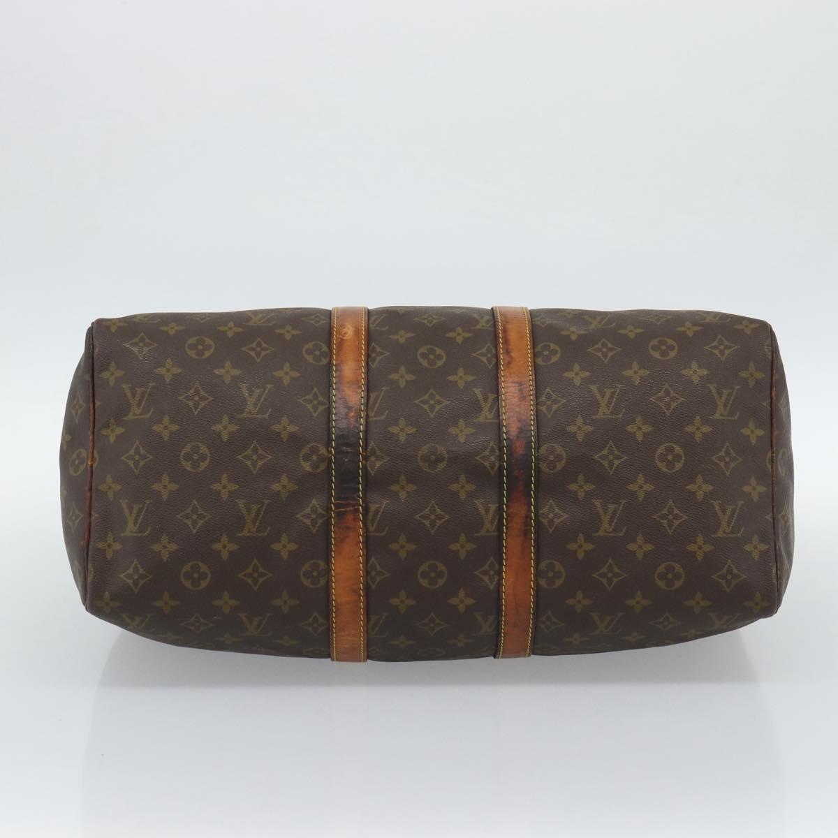 LOUIS VUITTON Monogram Keepall 45 Boston Bag M41428 LV Auth 189964