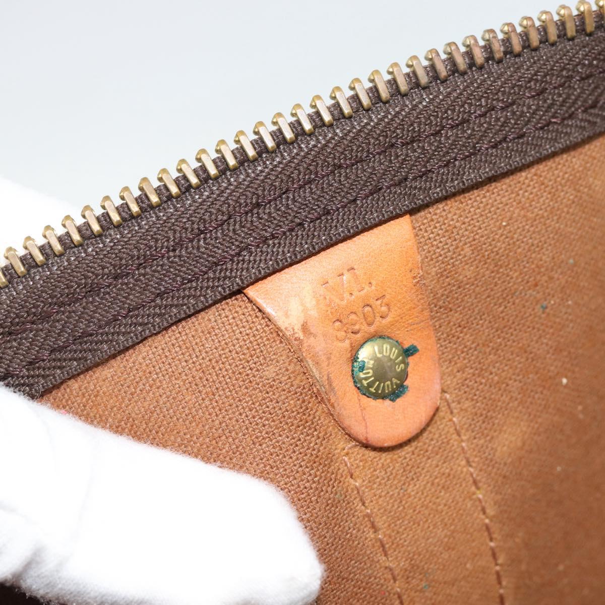LOUIS VUITTON Monogram Keepall 45 Boston Bag M41428 LV Auth 189980