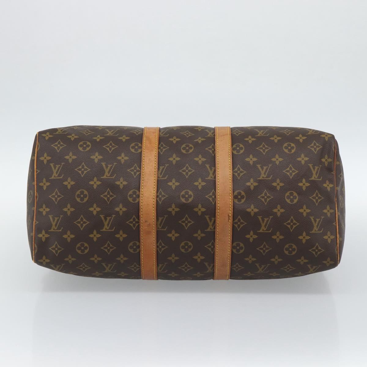 LOUIS VUITTON Monogram Keepall 45 Boston Bag M41428 LV Auth 189980