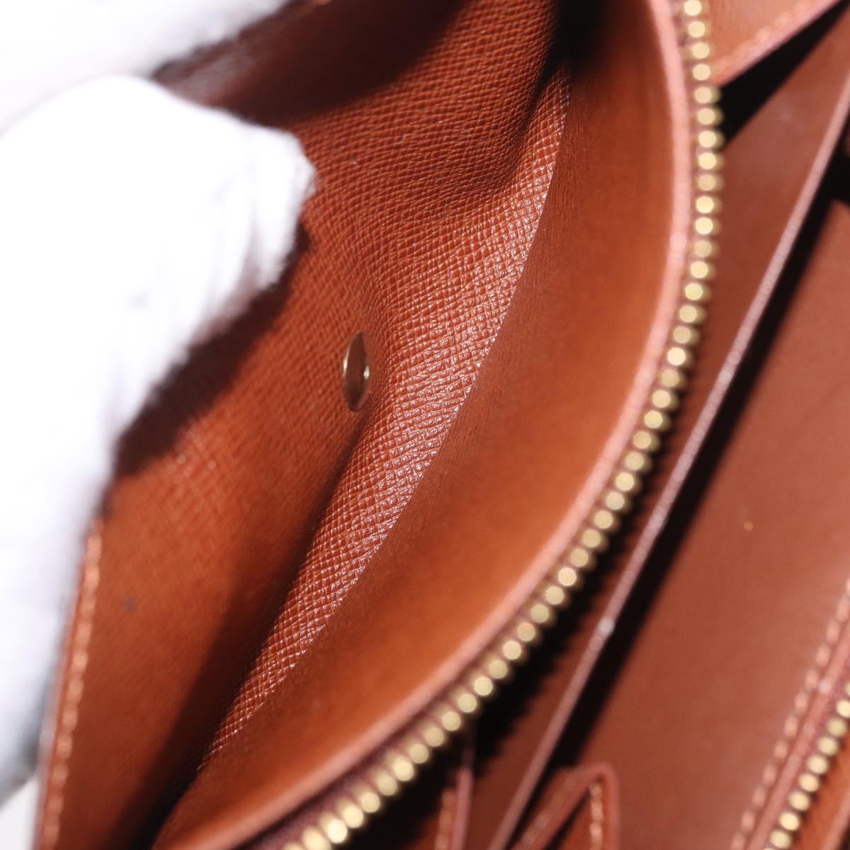 LOUIS VUITTON Monogram Porte Monnaie Billets Tresor Wallet M61730 Auth 189995A