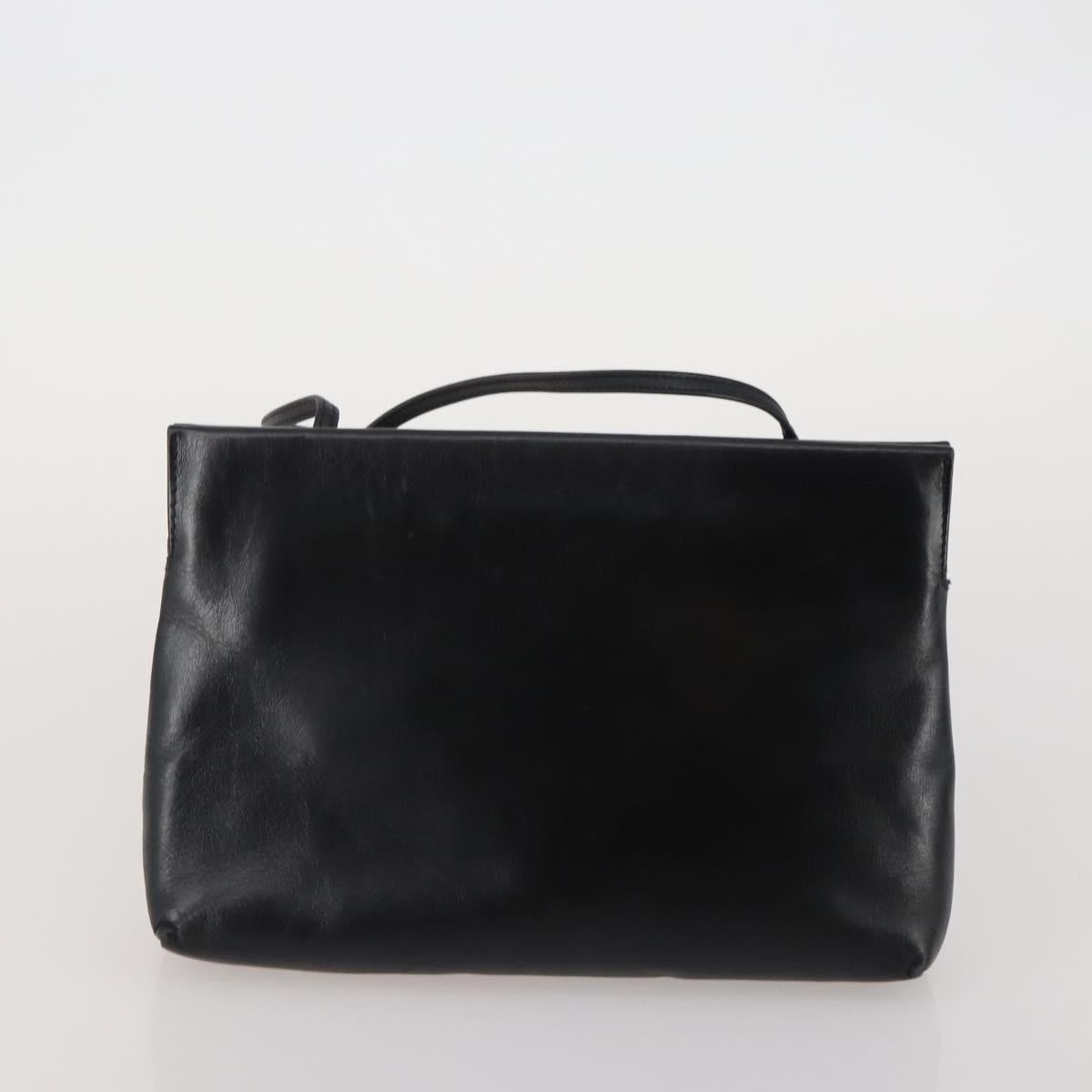 Salvatore Ferragamo Vala Shoulder Bag Leather 2 Set Black Auth 190004