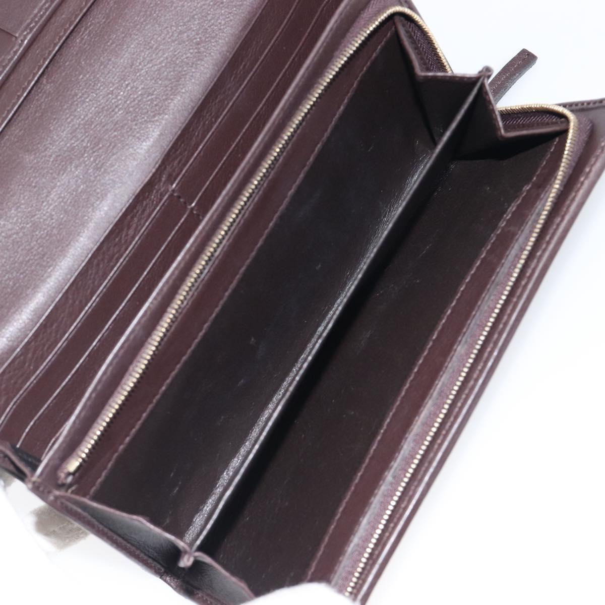 GUCCI GG Canvas Wallet PVC Leather 5 Set Beige Brown black Auth 190013