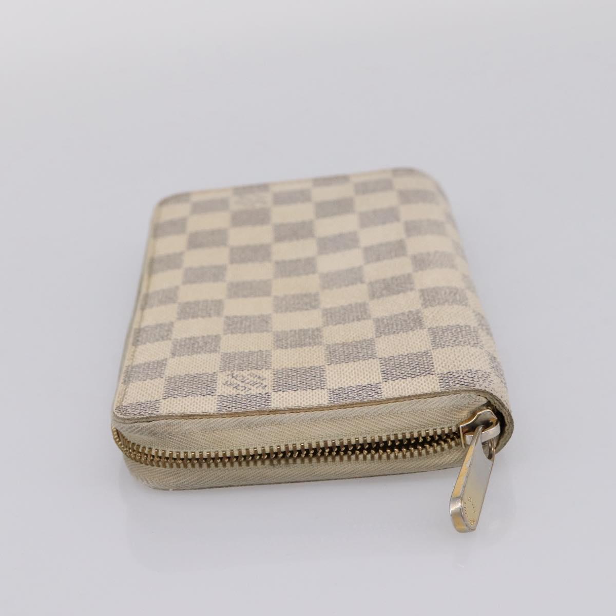 LOUIS VUITTON Monogram Damier Pouch Bracelet Wallet 6 Set LV Auth 190014
