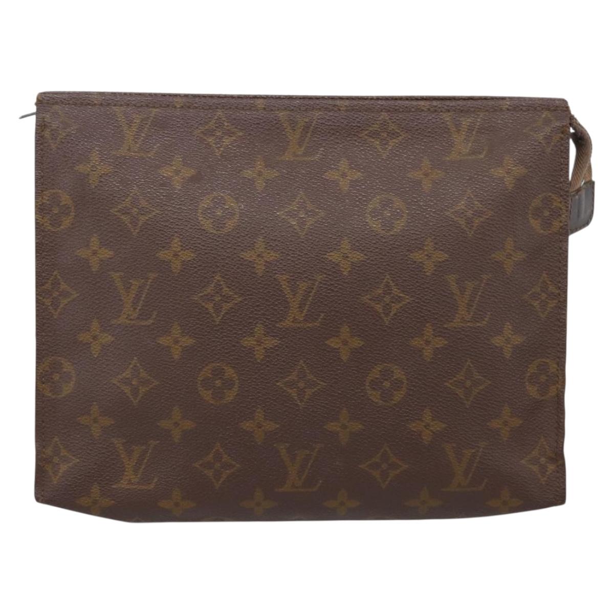 LOUIS VUITTON Monogram Damier Pouch Bracelet Wallet 6 Set LV Auth 190014