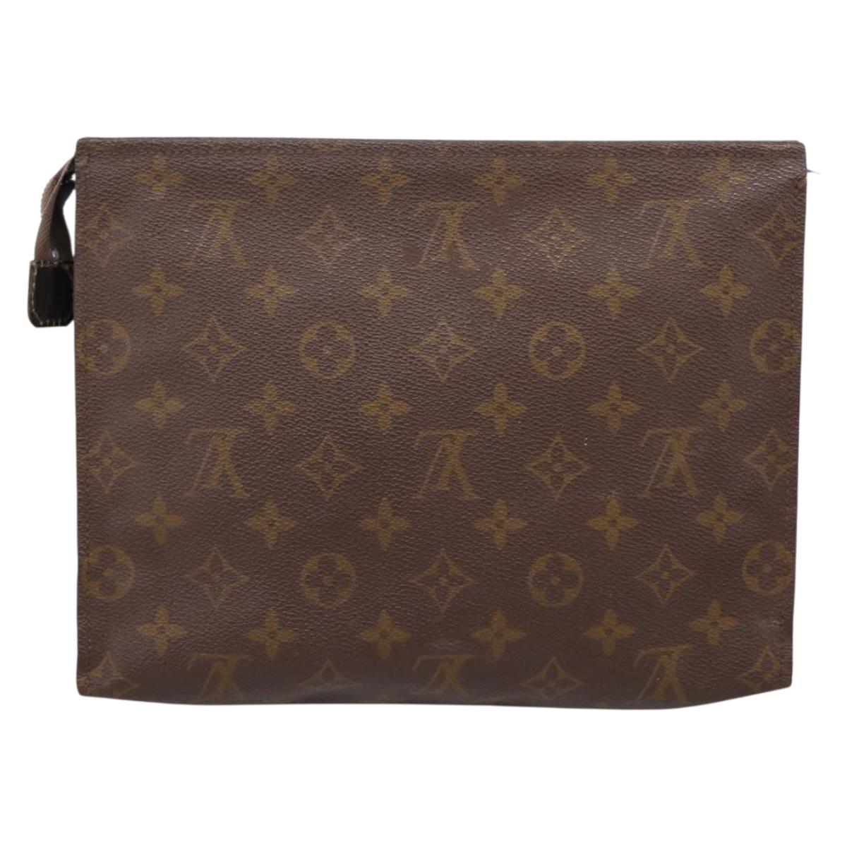 LOUIS VUITTON Monogram Damier Pouch Bracelet Wallet 6 Set LV Auth 190014