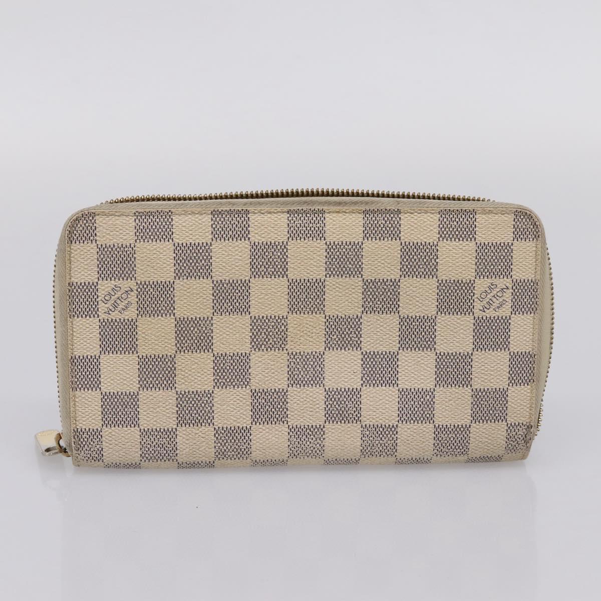 LOUIS VUITTON Monogram Damier Pouch Bracelet Wallet 6 Set LV Auth 190014