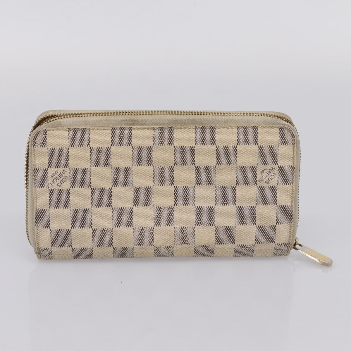 LOUIS VUITTON Monogram Damier Pouch Bracelet Wallet 6 Set LV Auth 190014