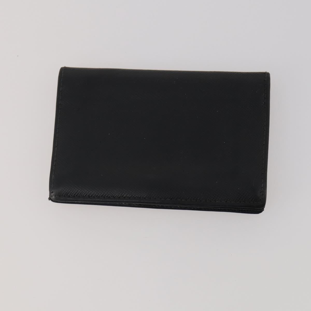 PRADA Pouch Nylon Leather 4 Set Blue Black Brown Auth 190016