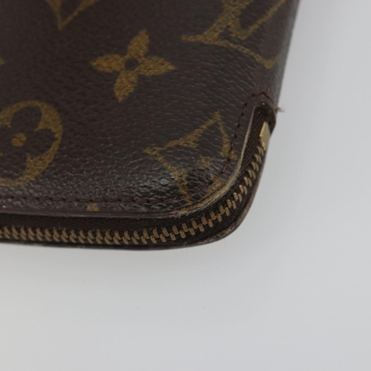 LOUIS VUITTON Monogram Agenda Jeode Travel Case M62950 LV Auth 190029