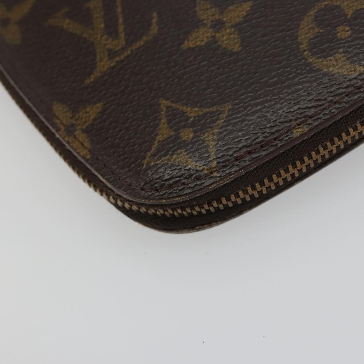 LOUIS VUITTON Monogram Agenda Jeode Travel Case M62950 LV Auth 190029
