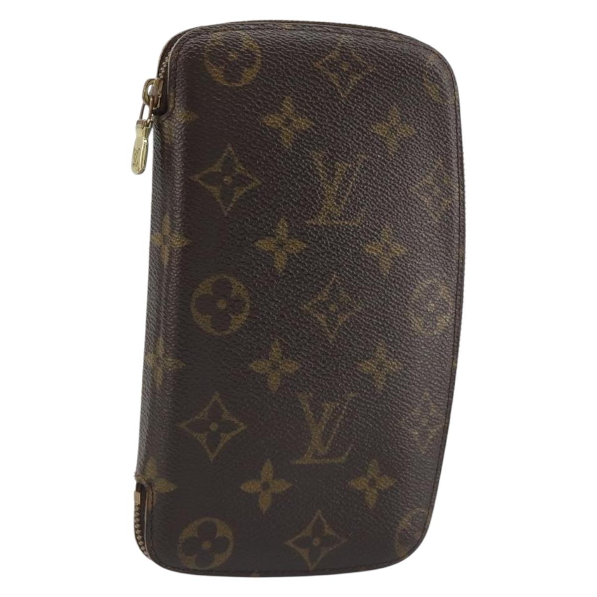 LOUIS VUITTON Monogram Agenda Jeode Travel Case M62950 LV Auth 190029