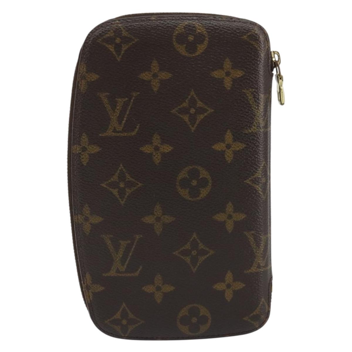 LOUIS VUITTON Monogram Agenda Jeode Travel Case M62950 LV Auth 190029