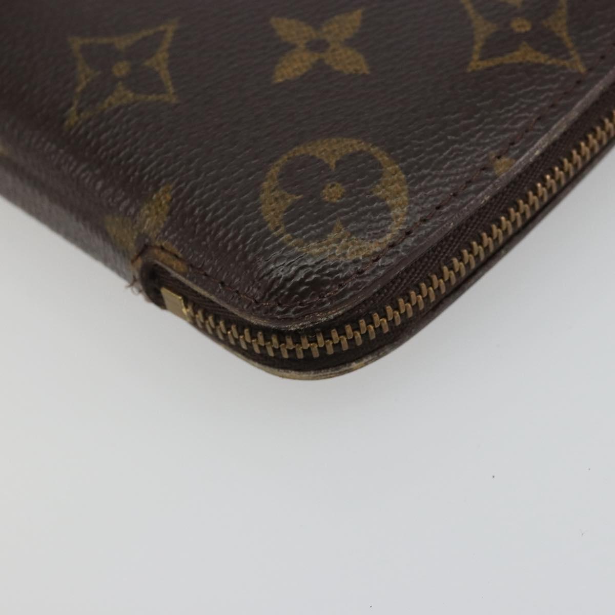 LOUIS VUITTON Monogram Agenda Jeode Travel Case M62950 LV Auth 190029