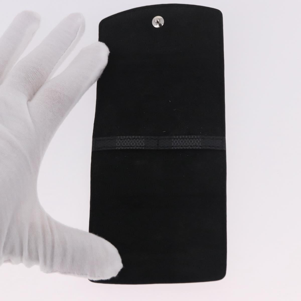LOUIS VUITTON Damier Graphite Buton de Manchette Cuffs LV Auth 190032