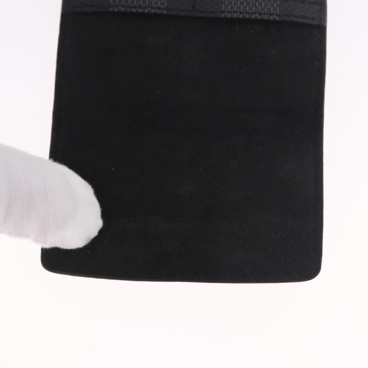 LOUIS VUITTON Damier Graphite Buton de Manchette Cuffs LV Auth 190032
