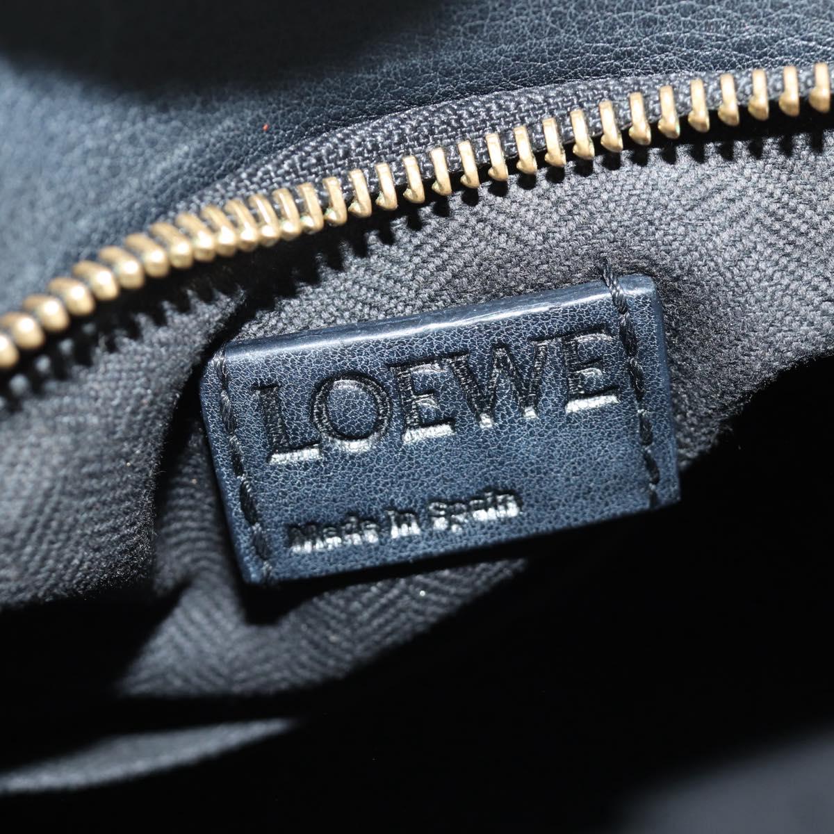 LOEWE Anagram Puzzle Bag Small Bag Leather 2way Multicolor Gold Auth 190046M