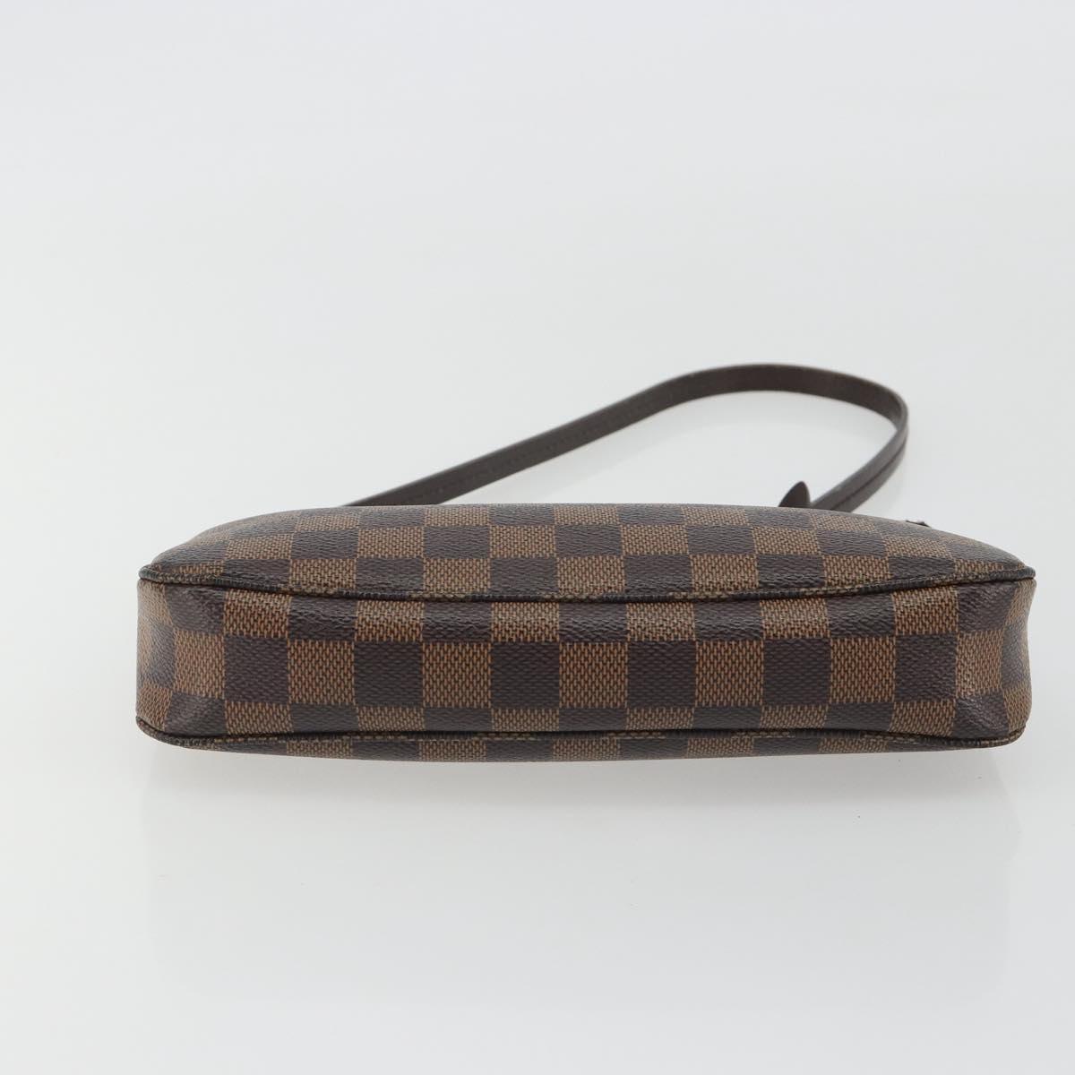 LOUIS VUITTON Damier Ebene Pochette Accessoires Pouch N41206 LV Auth 190053