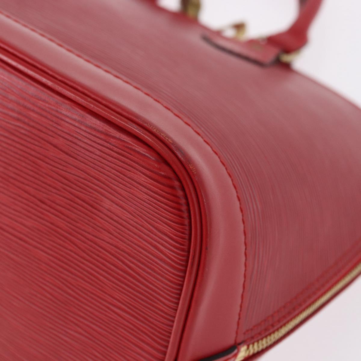LOUIS VUITTON Epi Alma Hand Bag Castilian Red M52147 LV Auth 190072V