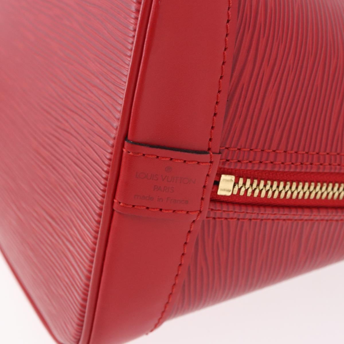 LOUIS VUITTON Epi Alma Hand Bag Castilian Red M52147 LV Auth 190072V