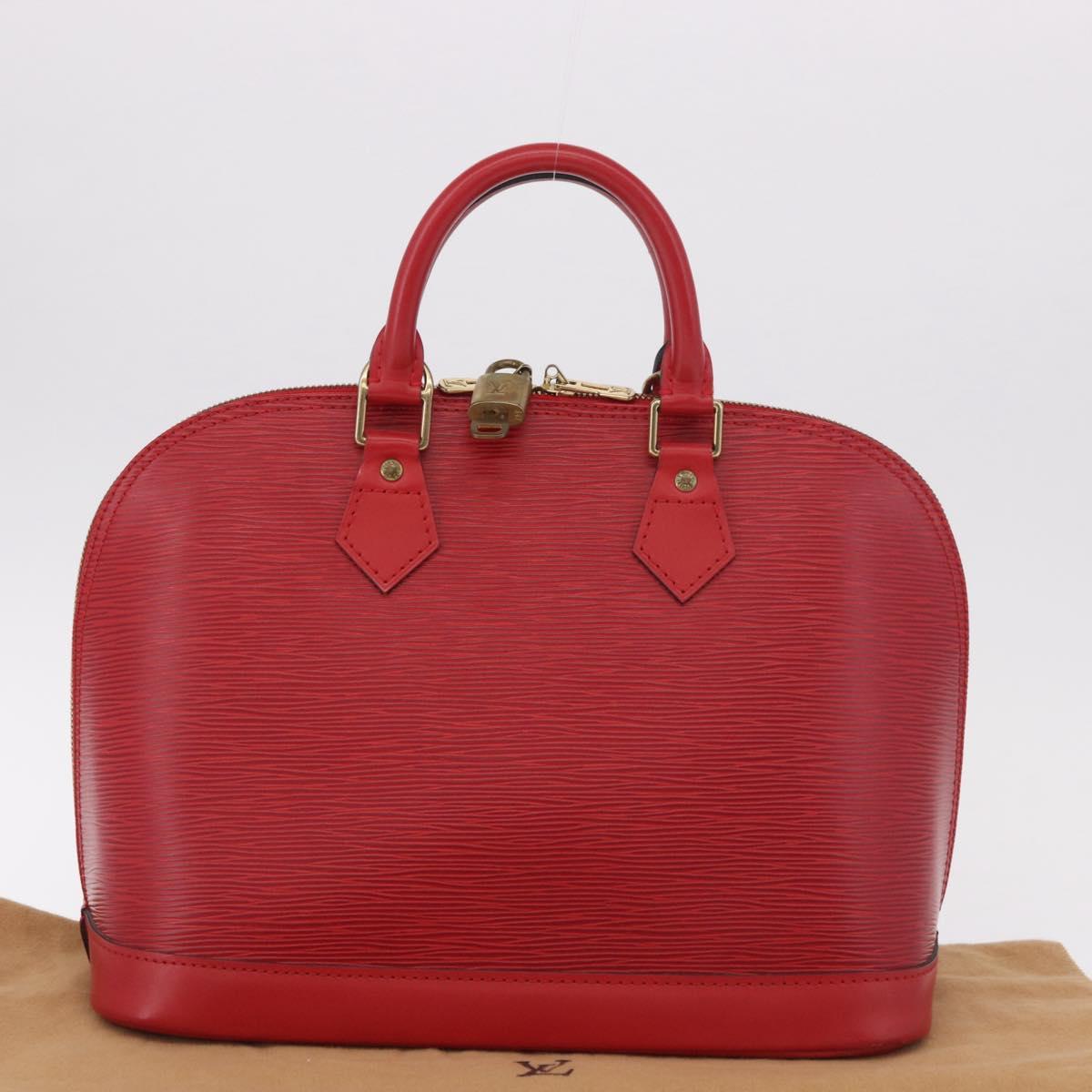 LOUIS VUITTON Epi Alma Hand Bag Castilian Red M52147 LV Auth 190072V
