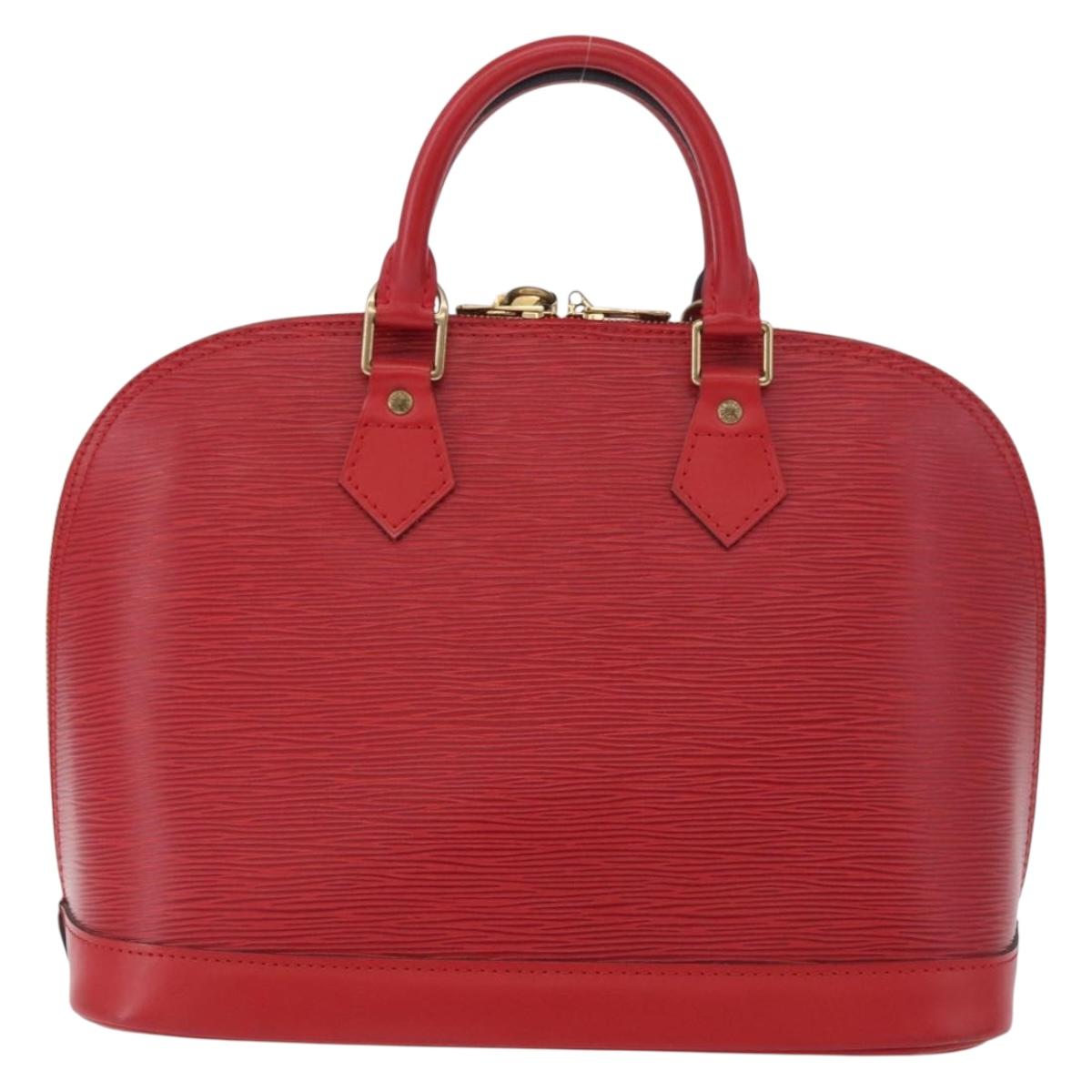LOUIS VUITTON Epi Alma Hand Bag Castilian Red M52147 LV Auth 190072V