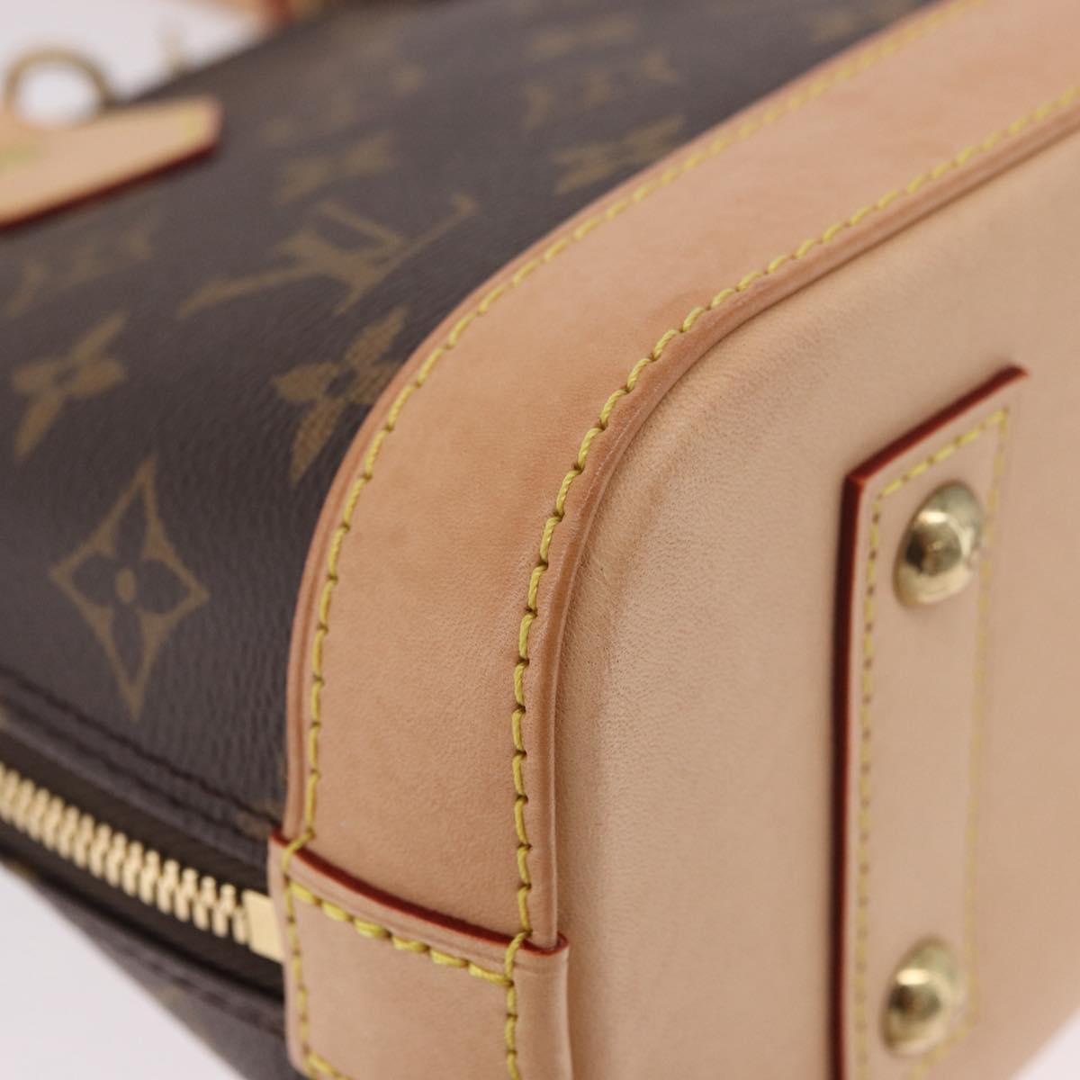 LOUIS VUITTON Monogram Alma BB Hand Bag 2way M53152 LV Auth 190077SAM