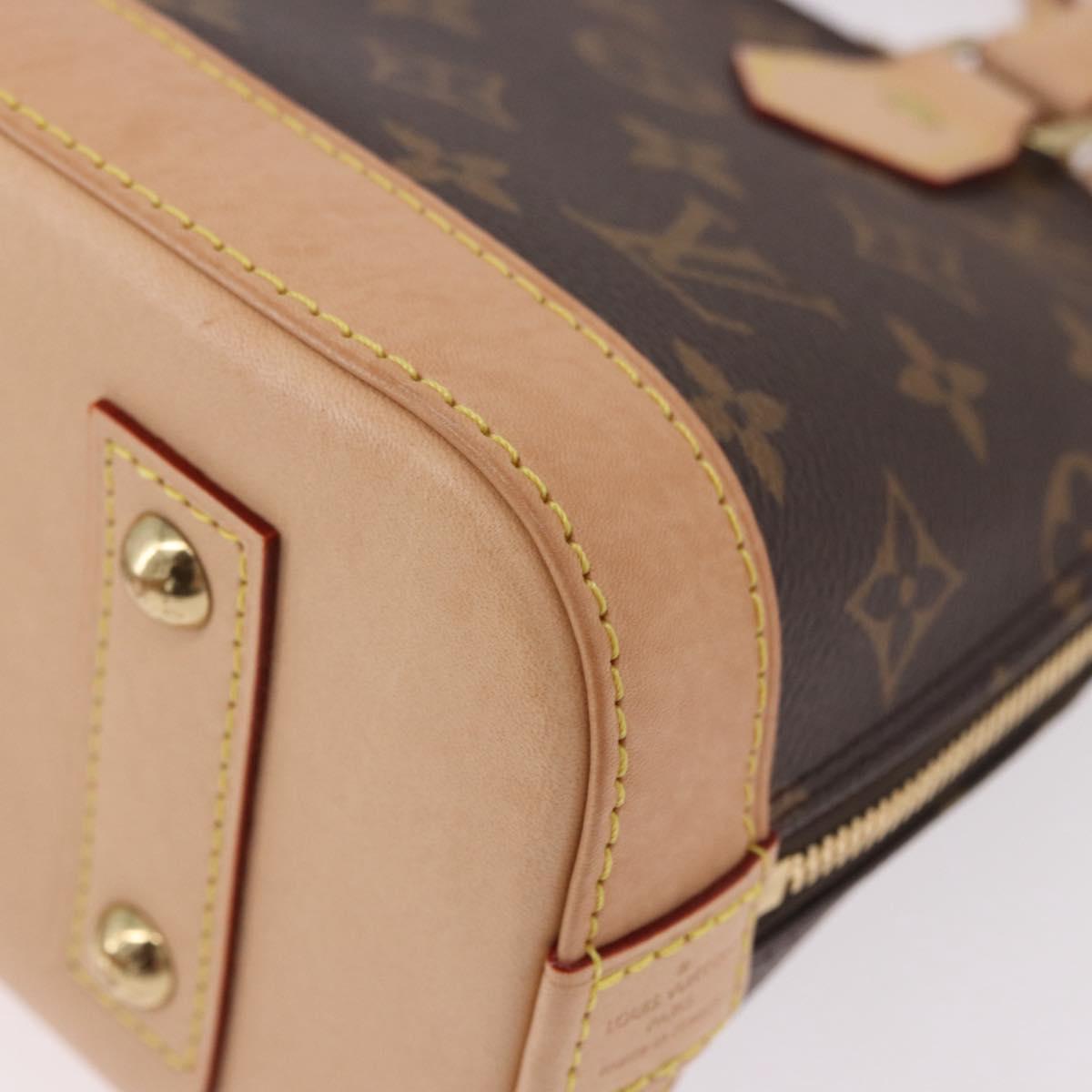 LOUIS VUITTON Monogram Alma BB Hand Bag 2way M53152 LV Auth 190077SAM