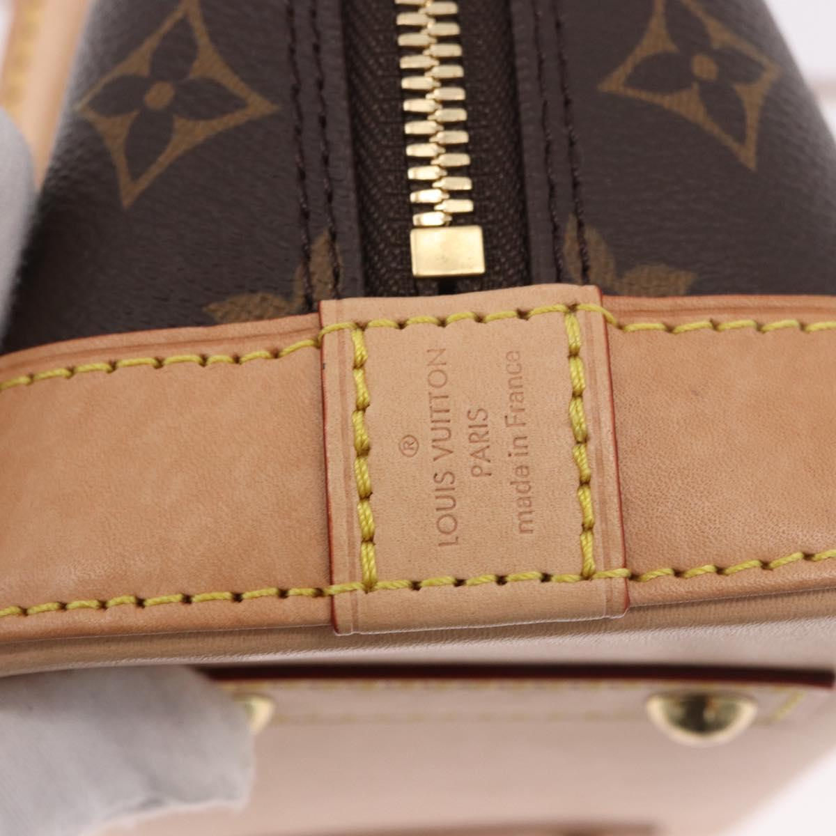 LOUIS VUITTON Monogram Alma BB Hand Bag 2way M53152 LV Auth 190077SAM