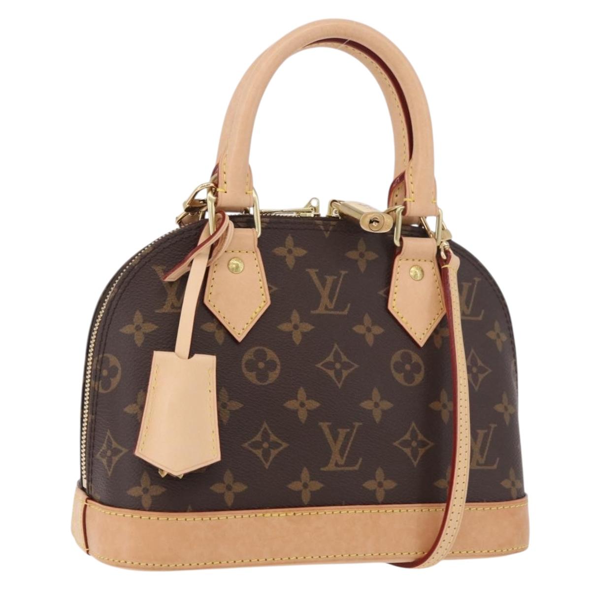 LOUIS VUITTON Monogram Alma BB Hand Bag 2way M53152 LV Auth 190077SAM