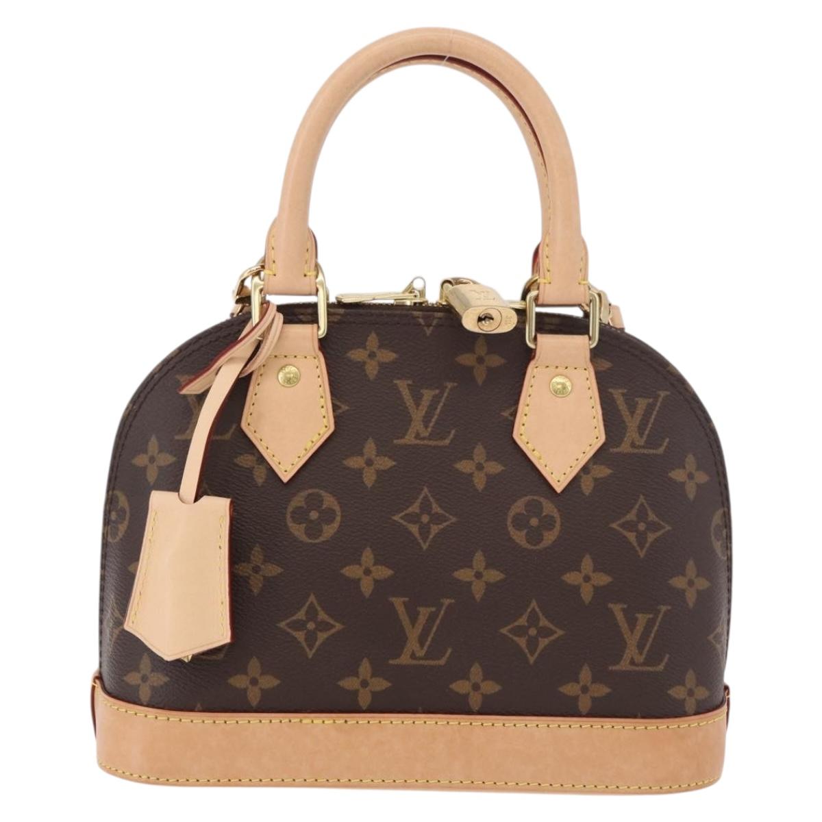 LOUIS VUITTON Monogram Alma BB Hand Bag 2way M53152 LV Auth 190077SAM