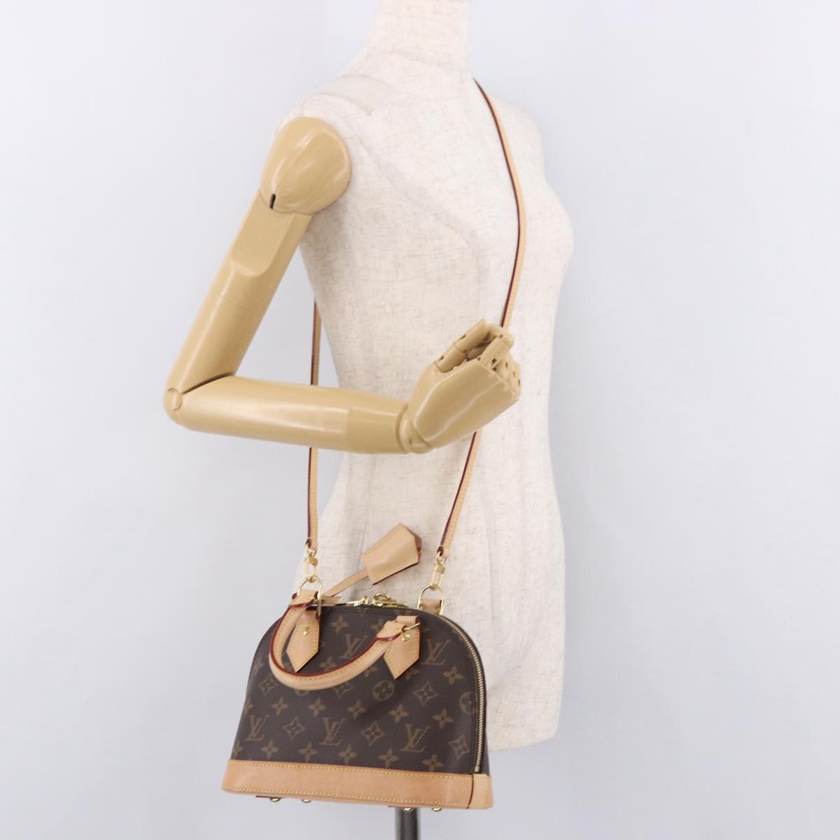 LOUIS VUITTON Monogram Alma BB Hand Bag 2way M53152 LV Auth 190077SAM