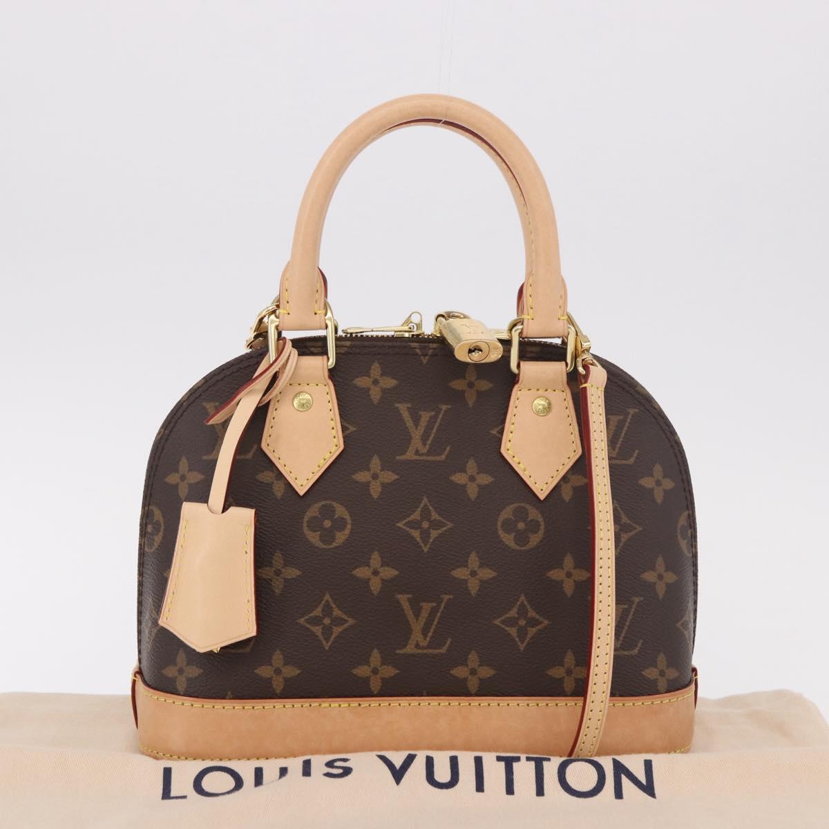 LOUIS VUITTON Monogram Alma BB Hand Bag 2way M53152 LV Auth 190077SAM