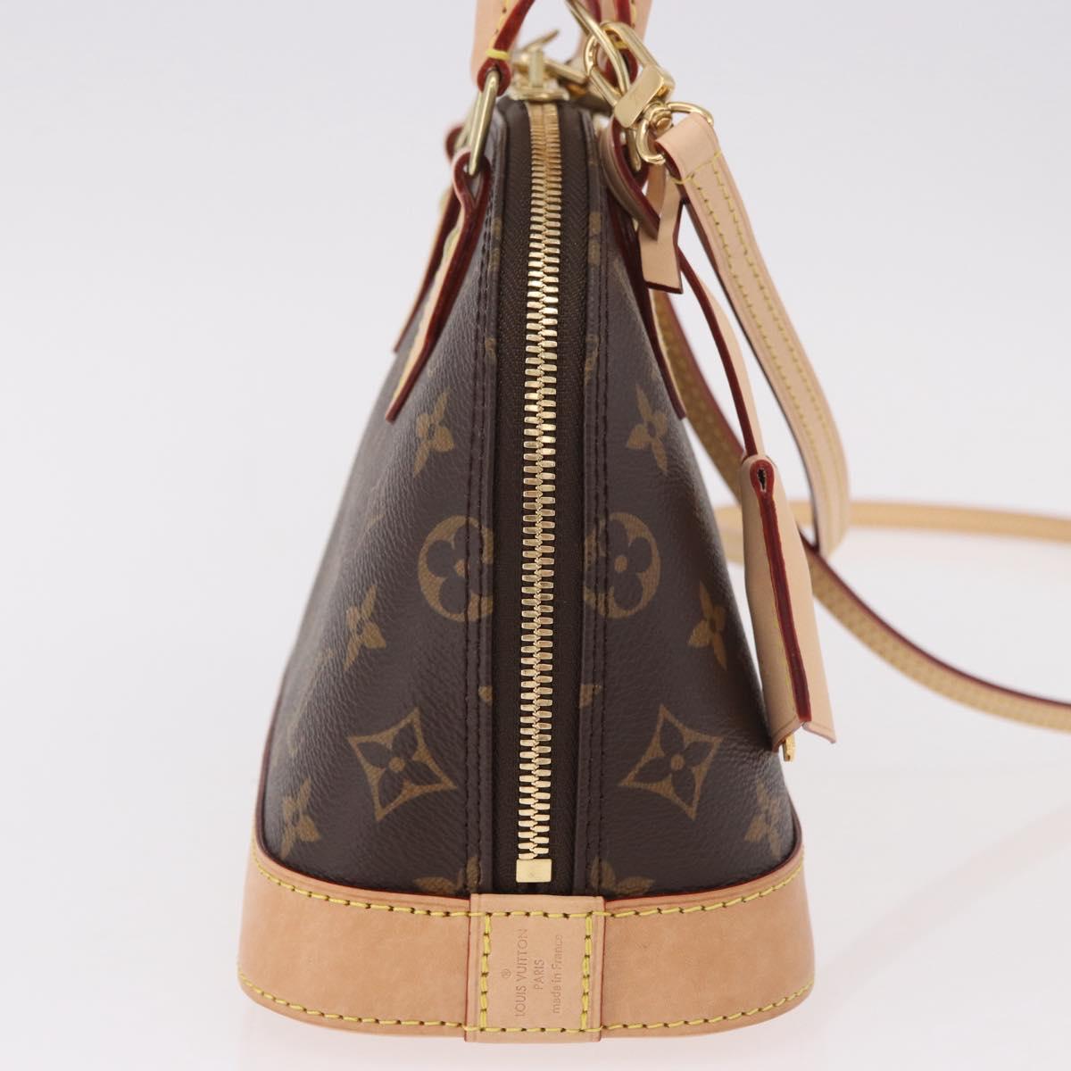 LOUIS VUITTON Monogram Alma BB Hand Bag 2way M53152 LV Auth 190077SAM