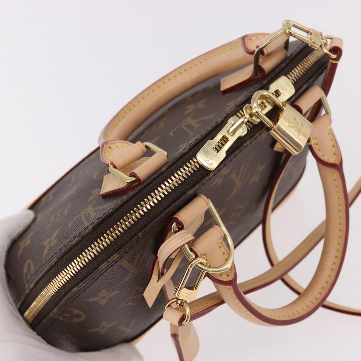 LOUIS VUITTON Monogram Alma BB Hand Bag 2way M53152 LV Auth 190077SAM