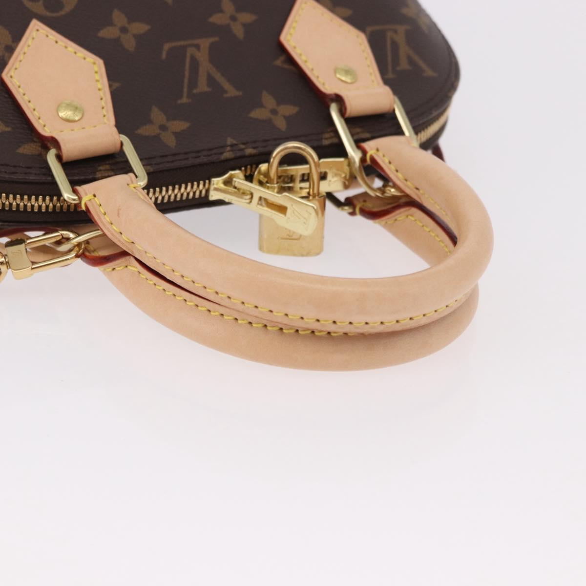 LOUIS VUITTON Monogram Alma BB Hand Bag 2way M53152 LV Auth 190077SAM