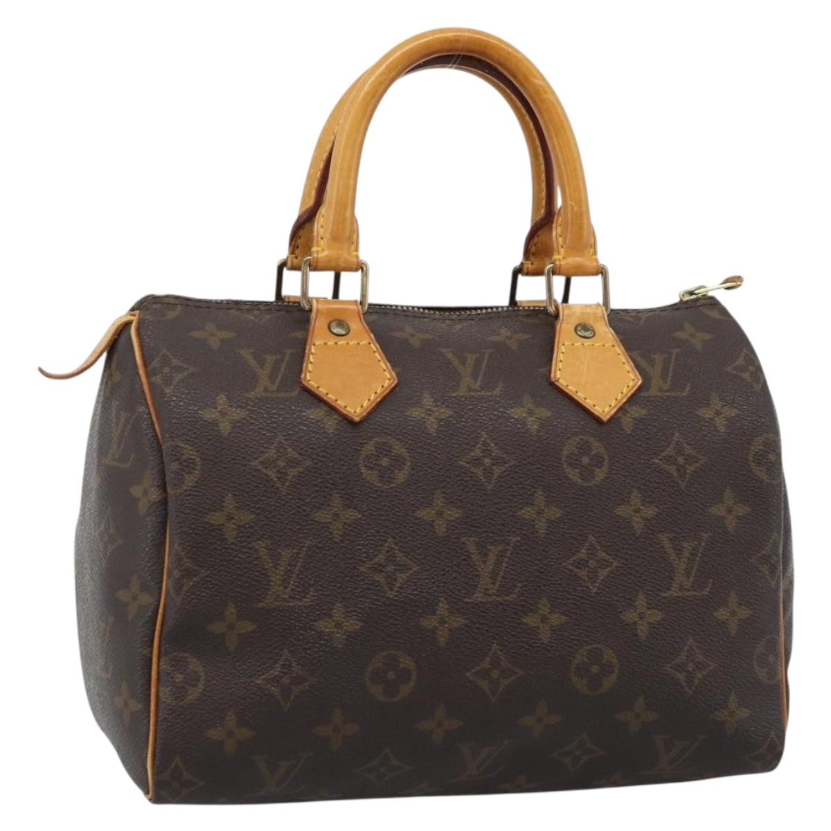 LOUIS VUITTON Monogram Speedy 25 Hand Bag M41528 LV Auth 190084A