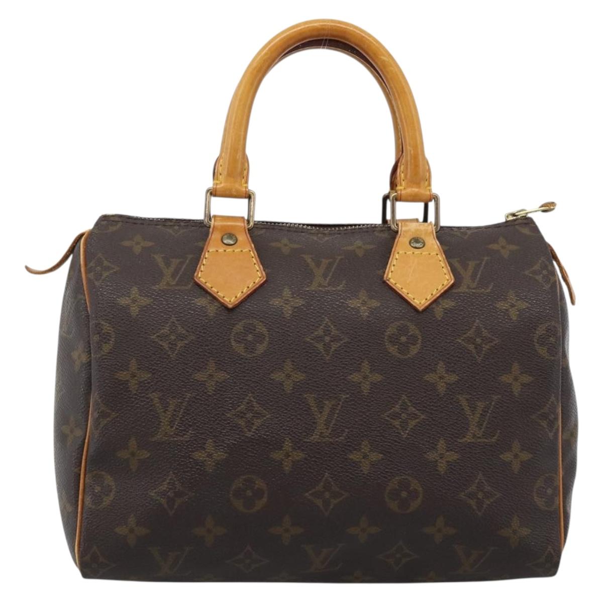 LOUIS VUITTON Monogram Speedy 25 Hand Bag M41528 LV Auth 190084A