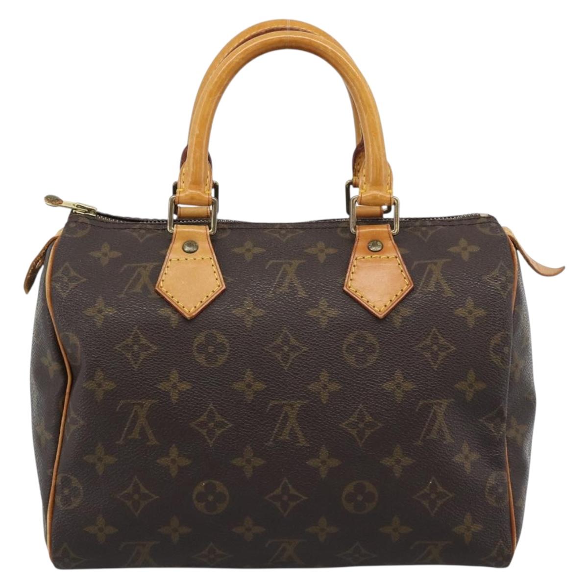 LOUIS VUITTON Monogram Speedy 25 Hand Bag M41528 LV Auth 190084A