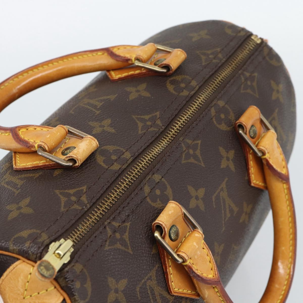 LOUIS VUITTON Monogram Speedy 25 Hand Bag M41528 LV Auth 190084A