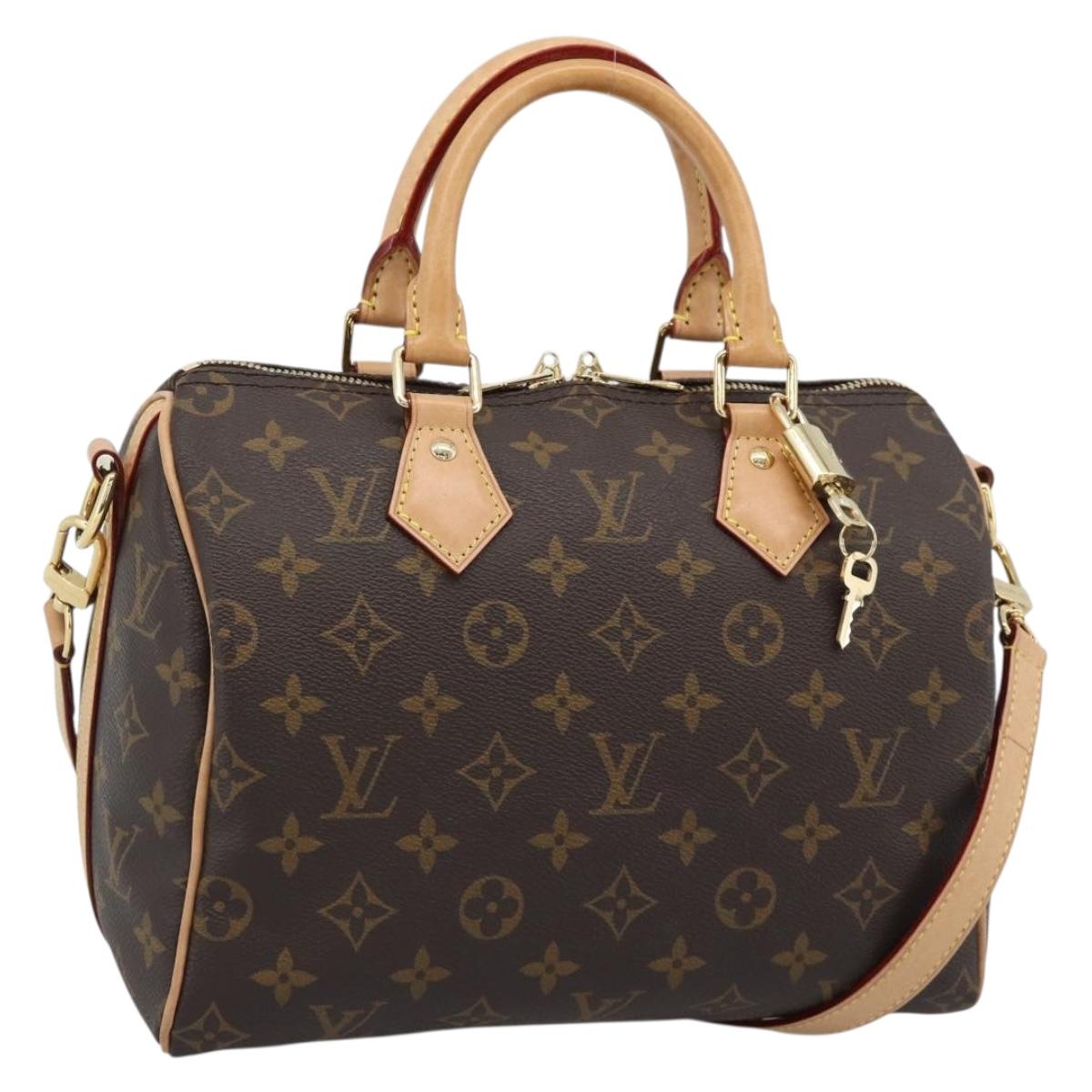LOUIS VUITTON Monogram Speedy Bandouliere 25 Hand Bag 2way M45948 Auth 190087SAM