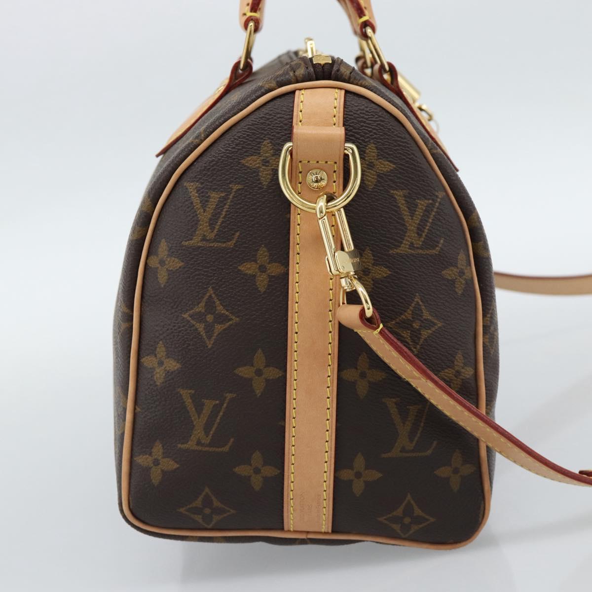 LOUIS VUITTON Monogram Speedy Bandouliere 25 Hand Bag 2way M45948 Auth 190087SAM