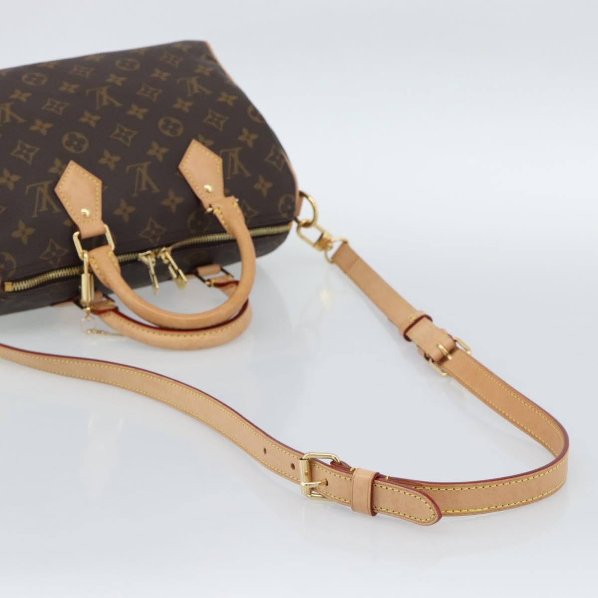 LOUIS VUITTON Monogram Speedy Bandouliere 25 Hand Bag 2way M45948 Auth 190087SAM