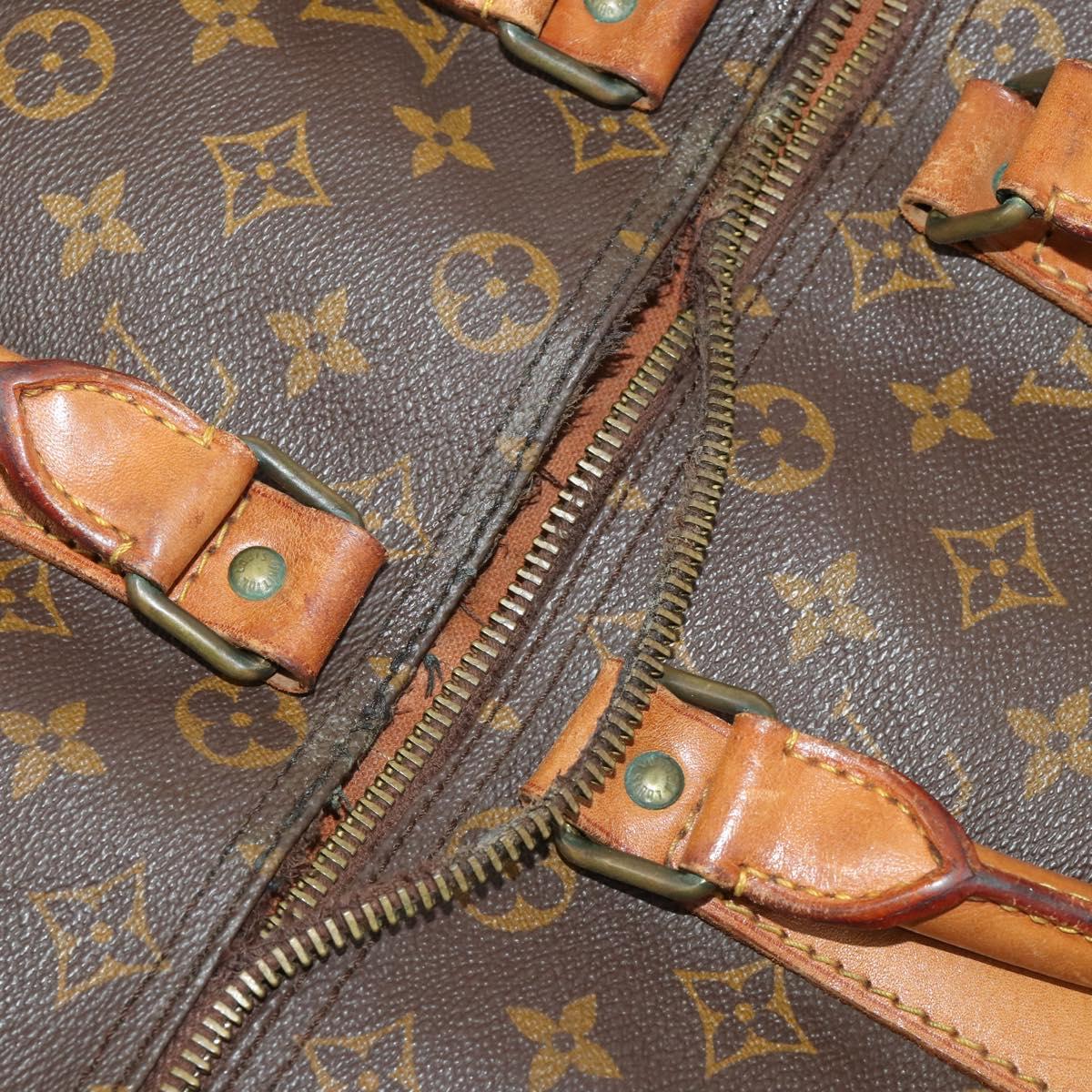 LOUIS VUITTON Monogram Keepall 45 Boston Bag M41428 LV Auth 190103